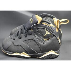 Nike Air Jordan VII 7 Retro TD Golden Moments Gold Black Sz 8c 304772-030